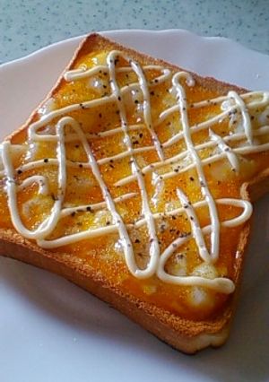 とっろとろ～な温玉トースト-レシピのメイン写真