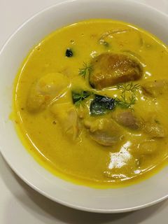 ハロウィンかぼちゃ豆乳スープ-レシピのメイン写真