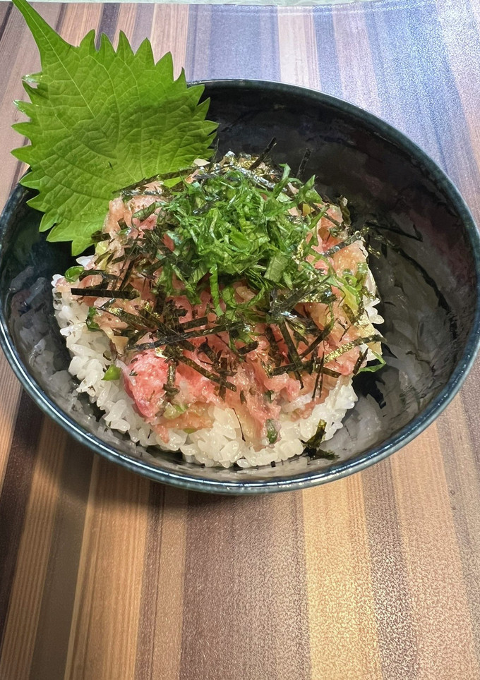 我が家のカサマシ大作戦のネギトロ丼♪-レシピのメイン写真