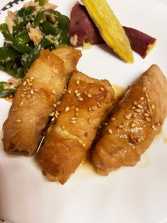 さつまいもの豚肉巻き-レシピのメイン写真