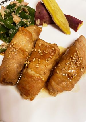 さつまいもの豚肉巻き-レシピのメイン写真