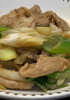 ねぎ入りしょうが焼き-レシピのメイン写真
