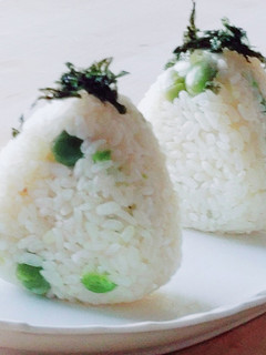 パリおにぎり★塩えんどう豆★ヴィーガン用-レシピのメイン写真