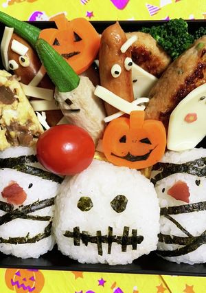 10/26 ヨッチャン☆ハロウィン弁当-レシピのメイン写真