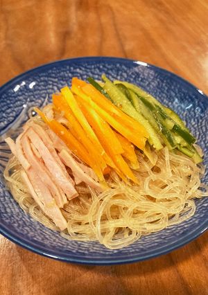 ５分|簡単♪煮るだけ春雨サラダ☆和食-レシピのメイン写真