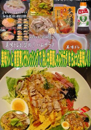 美味ドレ南蛮青ドレ冷し中華豚しゃぶサラダ-レシピのメイン写真