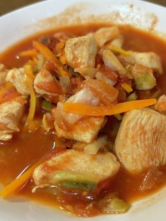 鶏肉と野菜のトマト煮込み-レシピのメイン写真
