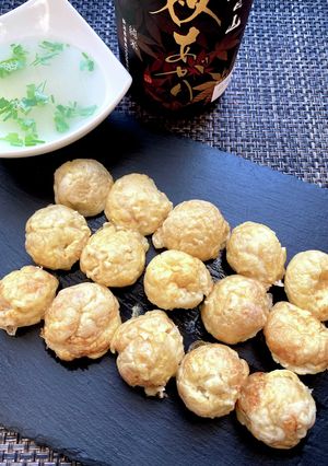 ガラスープで明石焼き　-レシピのメイン写真