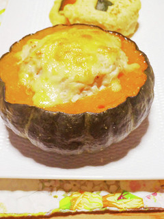 ハロウィン☆かぼちゃの肉詰め-レシピのメイン写真