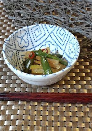 大根の皮といんげんのきんぴら-レシピのメイン写真