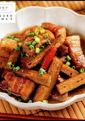 3つのコツで褒められる煮物！豚バラごぼう-レシピのメイン写真