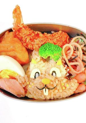 ポケモン　ヨクバリスのキャラ弁-レシピのメイン写真