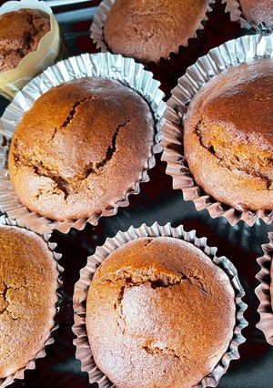 ラム酒香るかぼちゃのレーズン米粉ケーキ-レシピのメイン写真