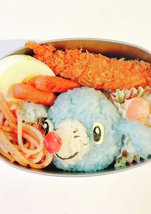 ポケモン　アシマリのキャラ弁-レシピのメイン写真