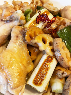 加賀れんこんと鶏手羽元の中華風照り煮-レシピのメイン写真
