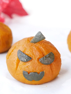 【ハロウィンに♪】便秘解消、かぼちゃ茶巾-レシピのメイン写真