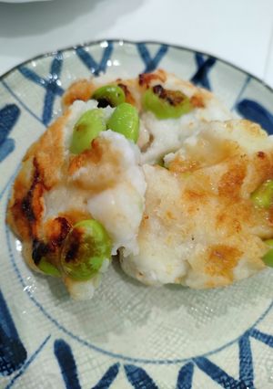 ホタテとはんぺんと枝豆のプリプリおやき-レシピのメイン写真