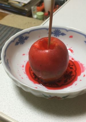 パリパリりんご飴-レシピのメイン写真