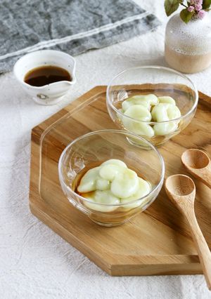 【KUMA RICH】そら豆の白玉団子-レシピのメイン写真