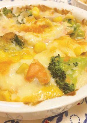【食育通信】カルシウムたっぷりグラタン-レシピのメイン写真