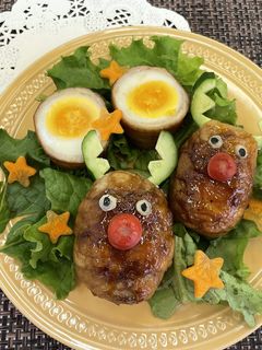 トナカイの肉巻き卵でクリスマス!-レシピのメイン写真