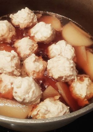 餅入り鶏団子-レシピのメイン写真