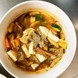 肉無根菜たっぷりケチャあん味温野菜サラダ