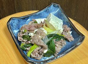 牛バラ切り落としと豆腐の甘辛煮-レシピのメイン写真