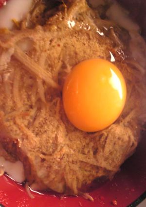 もやしと卵のピリ辛丼-レシピのメイン写真