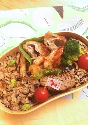 給食レシピdeお弁当①千草焼-レシピのメイン写真