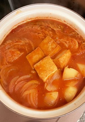 ピリ辛＊トマト鍋-レシピのメイン写真