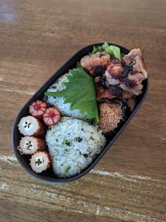 JK☆若菜おにぎり弁当♪-レシピのメイン写真