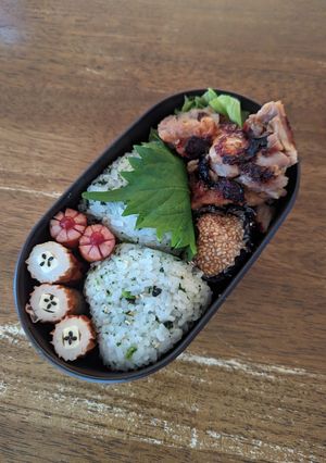 JK☆若菜おにぎり弁当♪-レシピのメイン写真