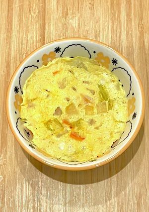 離乳食に！豆腐入りふわふわだし巻き卵風-レシピのメイン写真