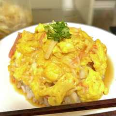 カニ玉丼-レシピのメイン写真