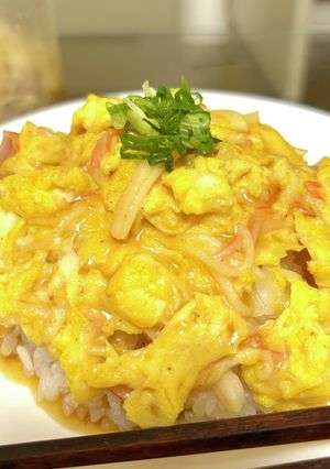 カニ玉丼-レシピのメイン写真