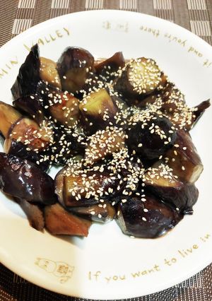油を吸わない茄子味噌炒め-レシピのメイン写真