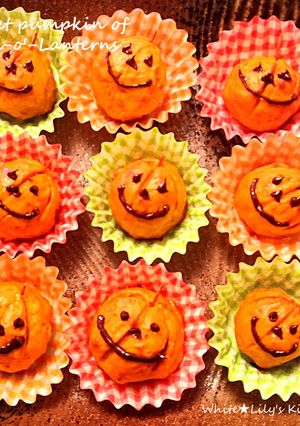 ハロウィン⭐あんこ入りスイートパンプキン-レシピのメイン写真
