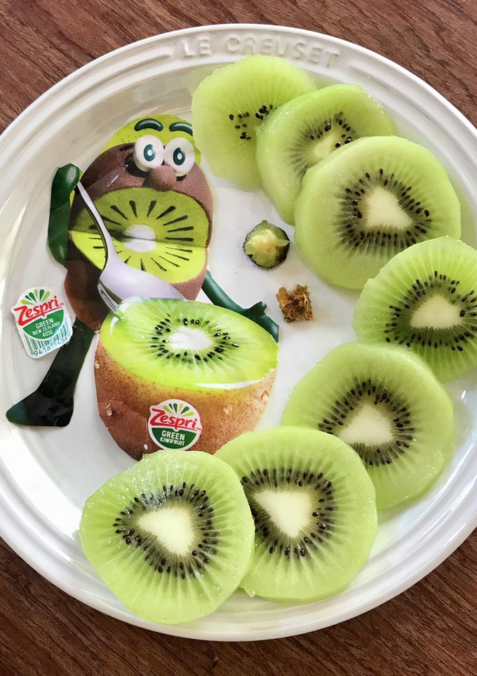 食べる部分が多いキウイの芯の取り方-レシピのメイン写真