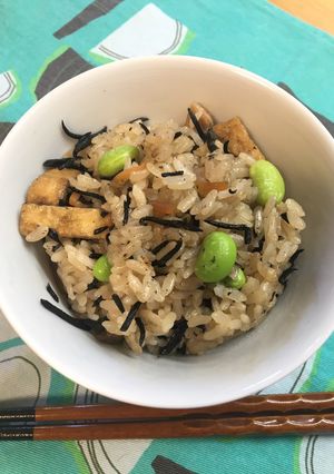 給食の「ひじきごはん」♡お弁当にも-レシピのメイン写真