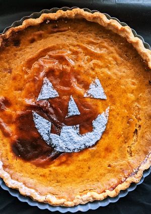 ハロウィンのパンプキンパイ-レシピのメイン写真
