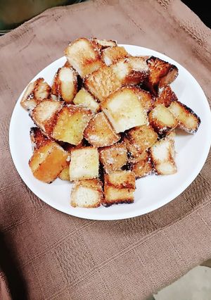 簡単サクサク☆食パンシュガーラスク♡-レシピのメイン写真