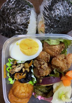頑張るパパへ㉓おにから弁当-レシピのメイン写真
