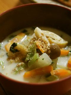 ごま風味のミルクみそ汁-レシピのメイン写真