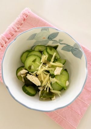 きゅうりとささみの酢の物-レシピのメイン写真