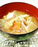 【いばらき美味しお給食！】鮭と根菜の粕汁