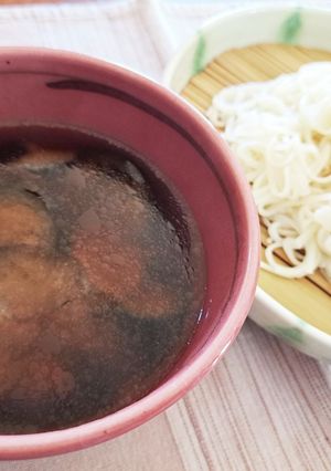 あしながきのこのつけ麺-レシピのメイン写真