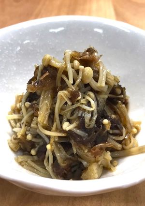 とろろ昆布なめたけ-レシピのメイン写真
