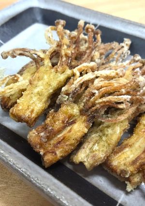 昆布塩で食べる！カリカリえのき-レシピのメイン写真