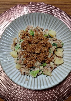 ヨウサマの減塩坦々ポテサラ-レシピのメイン写真